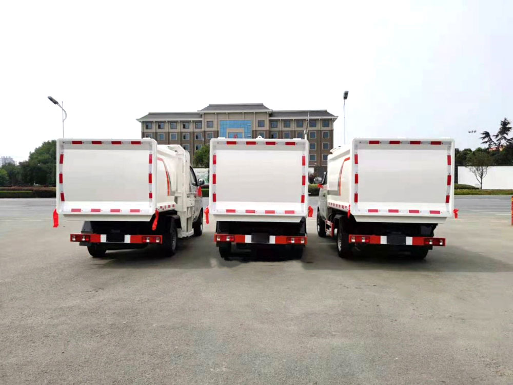 【4立方】 長安汽油雙輪右側掛桶垃圾車